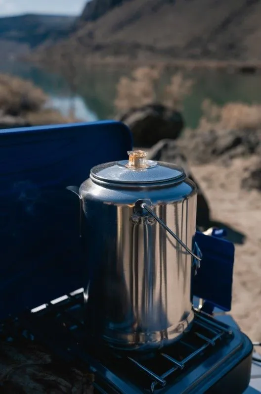 ALUMINUM PERCOLATOR COFFEE POT